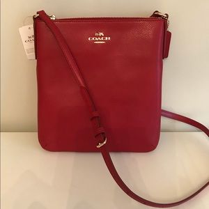 NWT Coach Red Crossbody bag